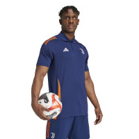 adidas Juventus Polo Zomerset 2024-2025 Donkerblauw Oranje Wit