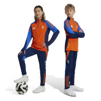 adidas Juventus Trainingsbroek 2024-2025 Kids Donkerblauw Oranje