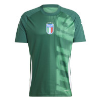 adidas Italië Pre-Match Trainingsshirt 2024-2026 Groen Wit