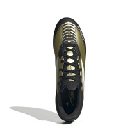 adidas F50 Messi League Gras Voetbalschoenen (FG) Goud Zwart Wit