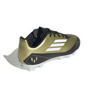 adidas F50 Messi Club Gras / Kunstgras Voetbalschoenen (FxG) Kids Goud Zwart Wit