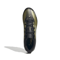 adidas F50 Messi Club Gras / Kunstgras Voetbalschoenen (FxG) Goud Zwart Wit