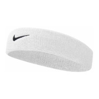 Nike Swoosh Hoofdband Wit Zwart