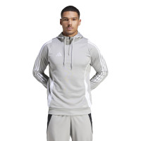 adidas Tiro 24 Hooded Trainingspak 1/4-Zip Grijs Wit