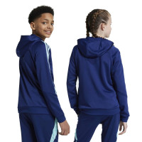 adidas Arsenal Track Hoodie 2024-2025 Kids Donkerblauw Lichtblauw