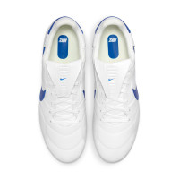 Nike Premier III IJzeren-Nop Voetbalschoenen (SG) Anti-Clog Wit Blauw