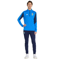 New Balance FC Porto Trainingspak 1/4-Zip 2024-2025 Blauw Donkerblauw Wit