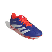 adidas Predator Club Gras / Kunstgras Voetbalschoenen (MG) Blauw Wit Rood