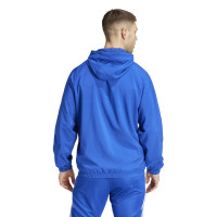 adidas Tiro 24 Windbreaker Blauw Wit