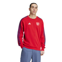 adidas Arsenal DNA Crew Joggingpak 2024-2025 Rood Donkerblauw