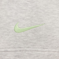 Nike FC Barcelona Tech Fleece Broekje 2024-2025 Grijs Lichtgroen