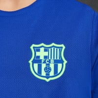 Nike FC Barcelona Strike Trainingsset 2024-2025 Kids Blauw Donkergrijs Lichtgroen