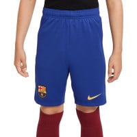 Nike FC Barcelona Academy Pro Trainingsbroekje 2024-2025 Kids Blauw Geel