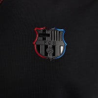 Nike FC Barcelona Standard Issue Hoodie 2024-2025 Zwart Rood Blauw