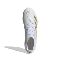 adidas Predator Pro Gras Voetbalschoenen (FG) Wit Goud