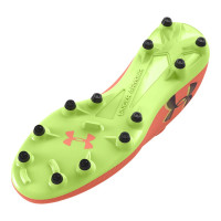 Under Armour Magnetico Pro 4.0 Gras Voetbalschoenen (FG) Oranje Groen