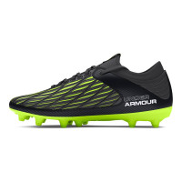 Under Armour Magnetico Select 4.0 Gras Voetbalschoenen (FG) Zwart Groen