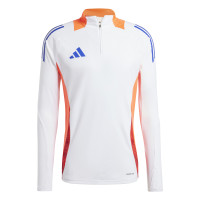 adidas Tiro 24 Trainingspak 1/4-Zip Wit Rood Donkerblauw