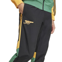 adidas Arsenal Culturewear Joggingbroek Woven 2024-2025 Zwart Geel Groen