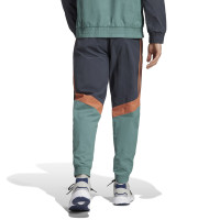 adidas Bayern München Culturewear Joggingbroek Woven 2024-2025 Grijs Oranje Groen