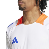 adidas Tiro 24 Trainingsshirt Wit Oranje Blauw Rood