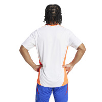 adidas Tiro 24 Trainingsshirt Wit Oranje Blauw Rood