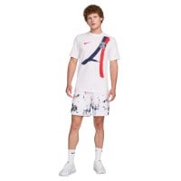 Nike Paris Saint-Germain Iconic Set Woven 2024-2025 Wit Donkerblauw Rood