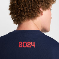 Nike Paris Saint-Germain Iconic Set Woven 2024-2025 Donkerblauw Wit Rood