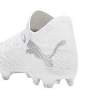 PUMA Future 7 Ultimate Gras / Kunstgras Voetbalschoenen (MG) Wit Zilver