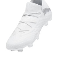 PUMA Future 7 Ultimate Gras / Kunstgras Voetbalschoenen (MG) Wit Zilver