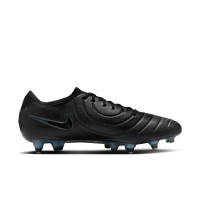 Nike Tiempo Legend 10 Elite IJzeren-Nop Voetbalschoenen (SG) Anti-Clog Zwart Donkergroen