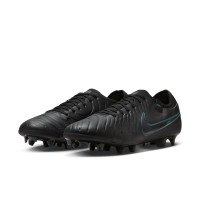 Nike Tiempo Legend 10 Pro Gras Voetbalschoenen (FG) Zwart Donkergroen