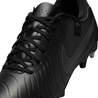 Nike Tiempo Legend 10 Academy IJzeren-Nop Voetbalschoenen (SG) Anti-Clog Zwart Donkergroen