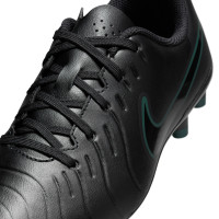 Nike Tiempo Legend 10 Club Gras / Kunstgras Voetbalschoenen (MG) Kids Zwart Donkergroen