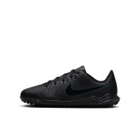 Nike Tiempo Legend 10 Club Turf Voetbalschoenen (TF) Kids Zwart Donkergroen