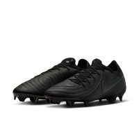 Nike Phantom GX II Pro Gras Voetbalschoenen (FG) Zwart Donkergroen