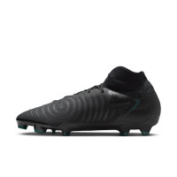 Nike Phantom Luna II Pro Gras Voetbalschoenen (FG) Zwart Donkergroen