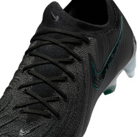 Nike Phantom GX II Elite IJzeren-Nop Voetbalschoenen (SG) Anti-Clog Zwart Donkergroen