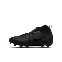 Nike Phantom Luna II Academy Gras / Kunstgras Voetbalschoenen (MG) Kids Zwart Donkergroen