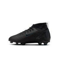 Nike Mercurial Superfly 10 Club Gras / Kunstgras Voetbalschoenen (MG) Kids Zwart Donkergroen