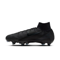 Nike Zoom Mercurial Superfly 10 Elite IJzeren-Nop Voetbalschoenen (SG) Zwart Donkergroen