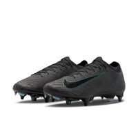 Nike Zoom Mercurial Vapor 16 Elite IJzeren-Nop Voetbalschoenen (SG) Zwart Donkergroen