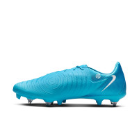 Nike Phantom GX II Academy IJzeren-Nop Voetbalschoenen (SG) Anti-Clog Blauw Wit