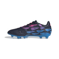 adidas Copa Pure 2 League Gras Voetbalschoenen (FG) Zwart Blauw Roze