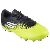 Skechers Razor 1.5 Gras Voetbalschoenen (FG) Kids Geel Zwart