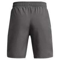 Under Armour Woven Wordmark Trainingsbroekje Kids Donkergrijs Wit