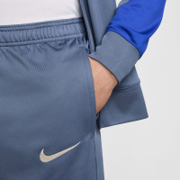 Nike Inter Milan Strike Trainingspak Full-Zip 2024-2025 Grijsblauw Blauw Beige