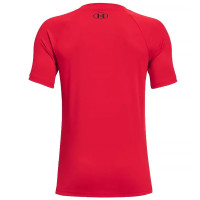 Under Armour Tech Big Logo T-Shirt Kids Rood Zwart