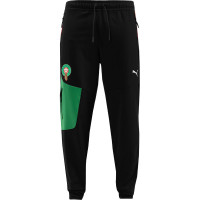 PUMA Marokko Pumatech Trainingsbroek Woven 2024-2026 Zwart Groen Rood