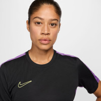 Nike Academy 23 Trainingsshirt Dames Zwart Paars Felgeel